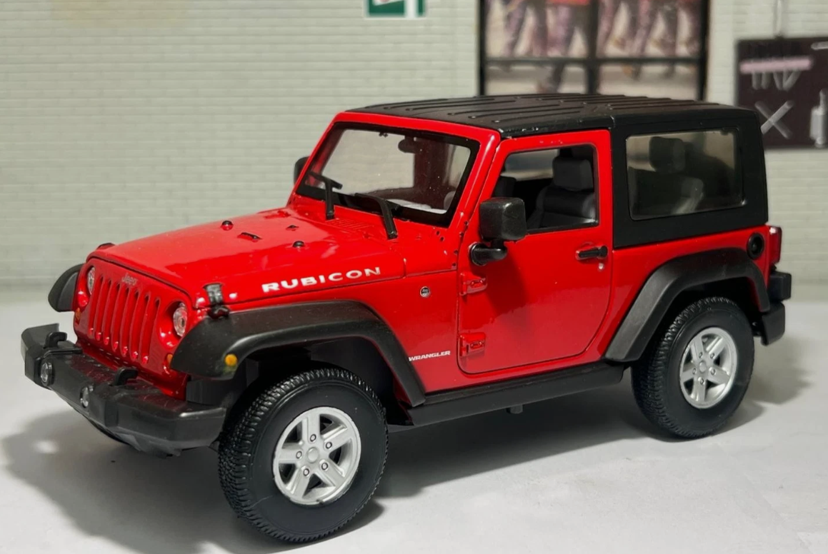 Jeep 2007 Rubicon Wrangler 22489 Welly 1:24 (Roof On or Off)