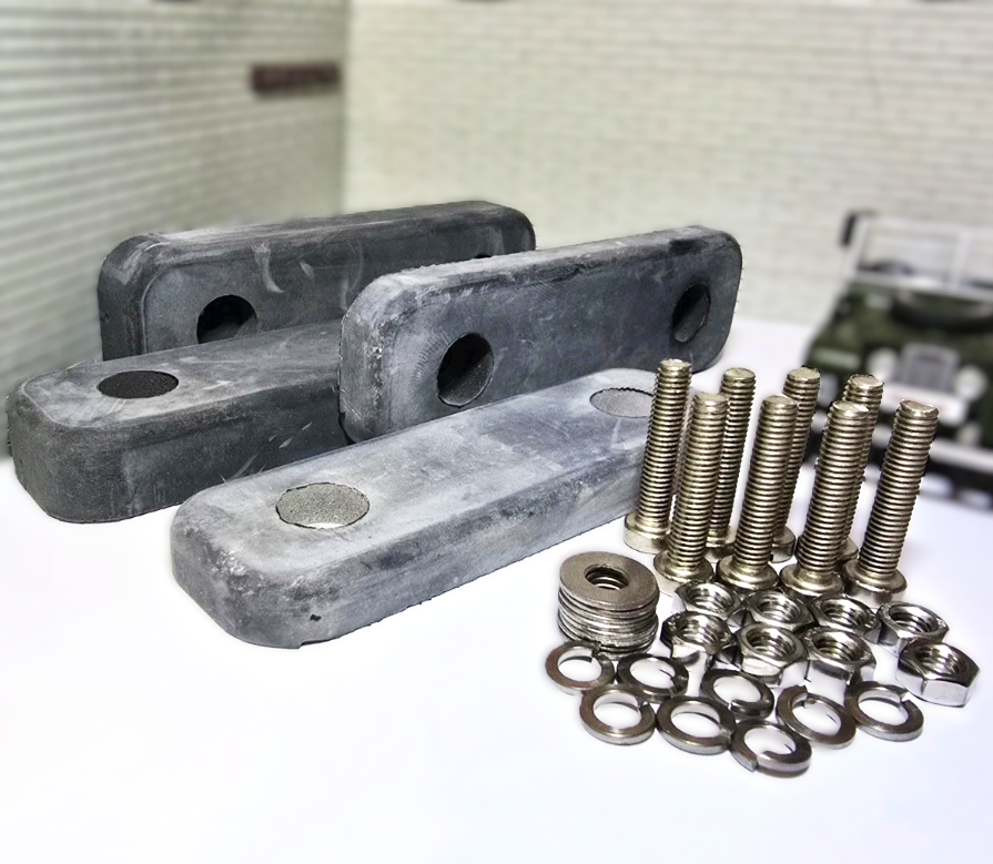 Land Rover Series 1 80" Bonnet Spare Wheel Rubber Support Buffer 301254 301255