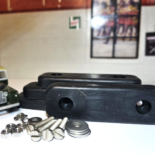 Land Rover Series 1 Bonnet Spare Wheel Rubber Buffers 304434 x4