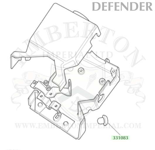 Land Rover Series 2 2a 3 Rubber Moving Seat Base Grommet Plugs 331083 x2