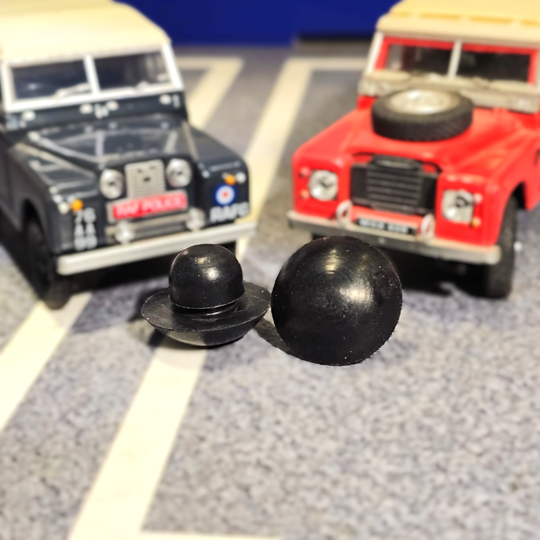 Land Rover Series 2 2a 3 Rubber Moving Seat Base Grommet Plugs 331083 x2