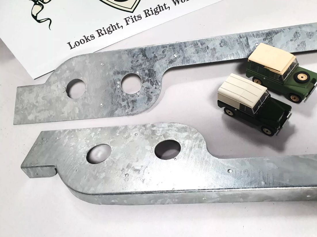 Rear Tub Corner Cappings 333253 & 333254 Land Rover Series 2a & 3