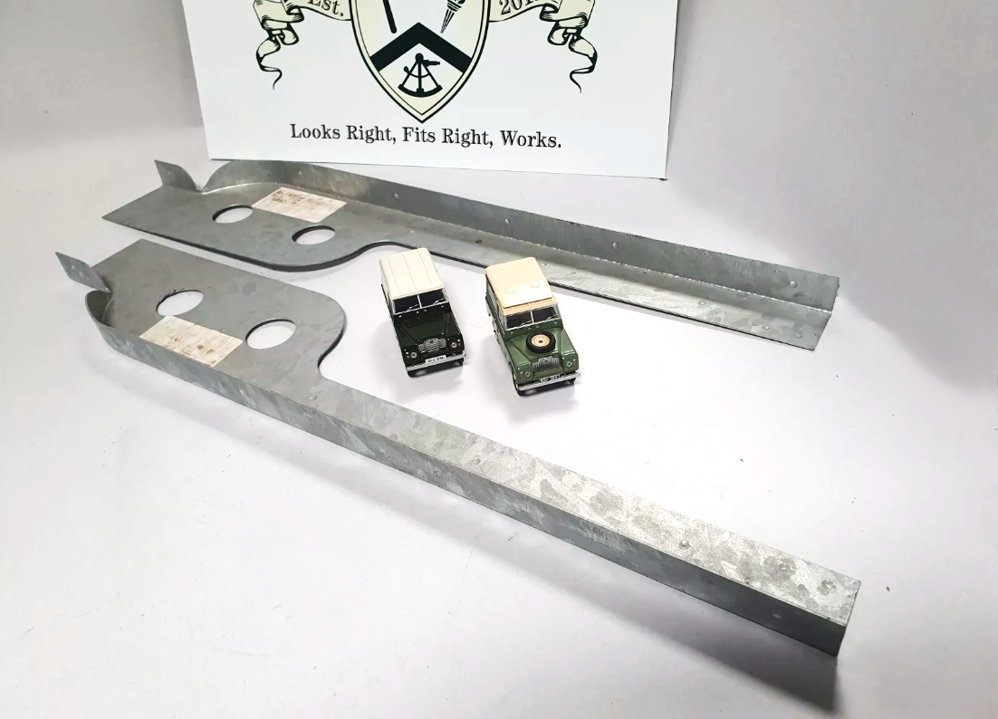 Rear Tub Corner Cappings 333253 & 333254 Land Rover Series 2a & 3