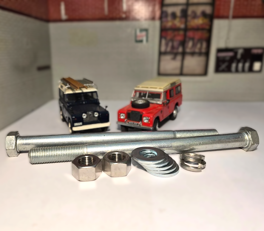 Land Rover Series Bulkhead to Chassis Outrigger Tie Bolts Fitting Set