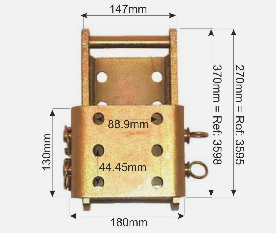 Tow Height Adjuster & Drop Hitch 3.5 Ton