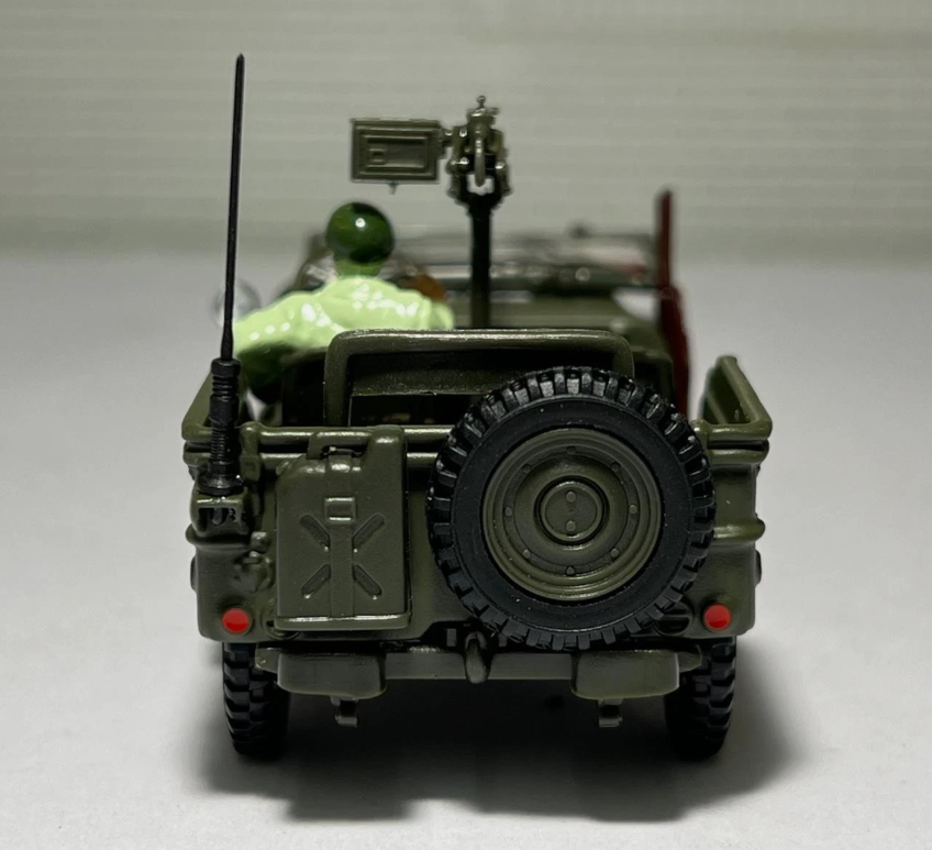Willy's Jeep Soft Top Military Vehicle 4-91850 Cararama 1:43