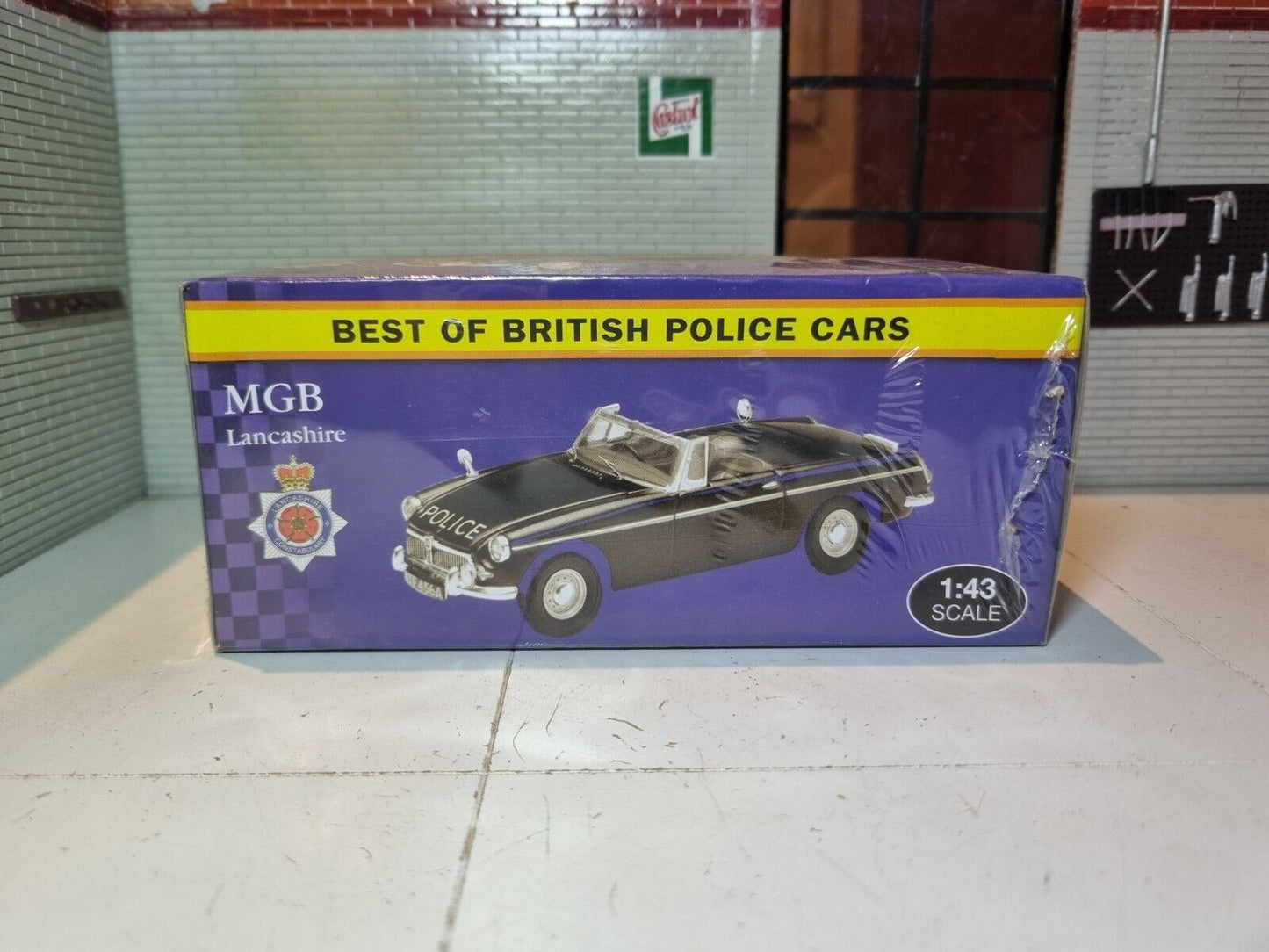 MGB Lancashire Police Roadster 4650106 Atlas 1:43