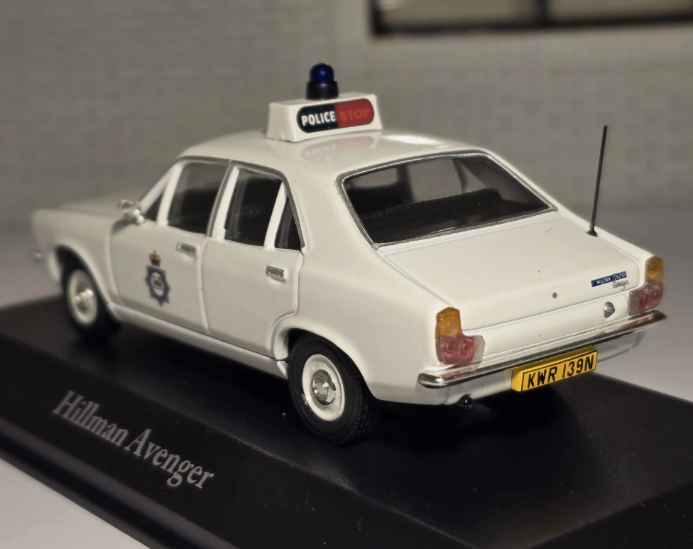 Hillman 1972 Avenger West Yorkshire Police Car 1:43