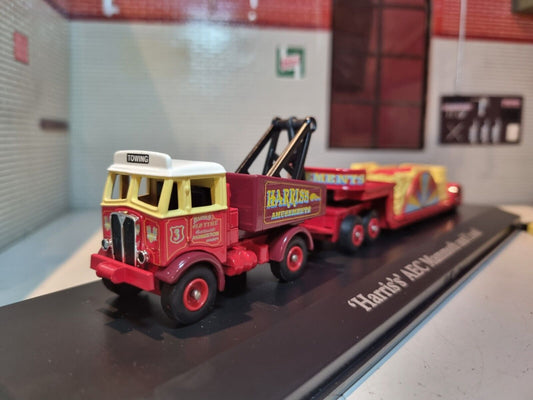 AEC Harris's Circus Mammoth and Load Amusements Camion 4654104 Atlas 1:76