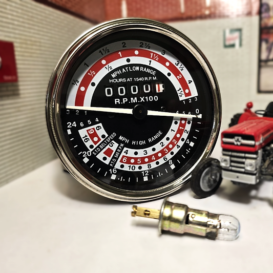 Massey Ferguson MF 165 168 175 185 Tractor Tachometer Tractormeter Gauge AC Type