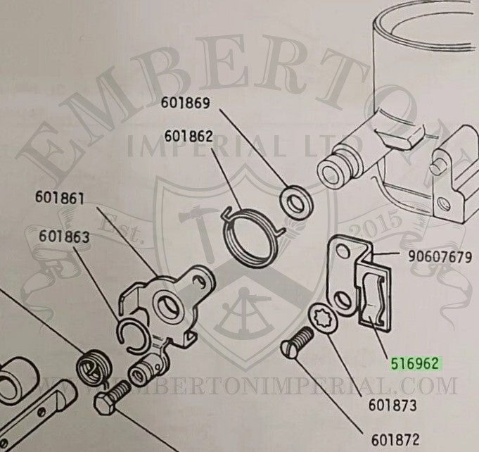 Zenith Carburettor Choke Cable Clip 516962
