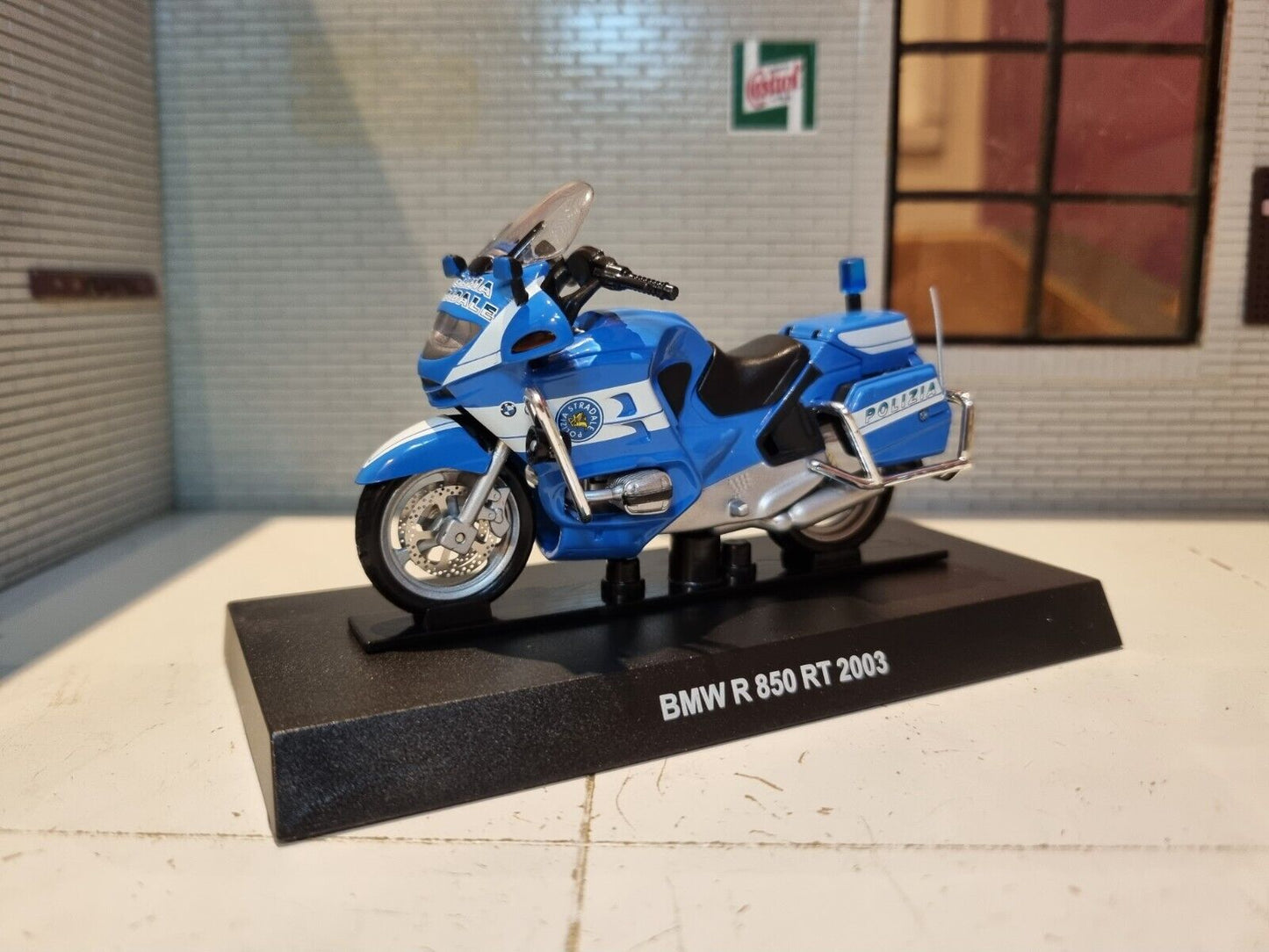 BMW 2003 R850 RT Police Motorbike 1:18