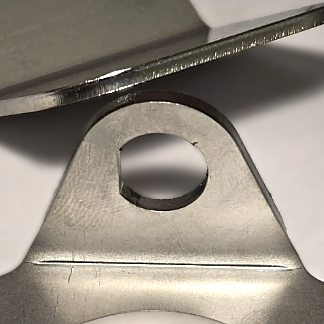 Land Rover Series 2a & 3 Non-Servo Brake Light Switch Bracket & Plate 569058 + 569201