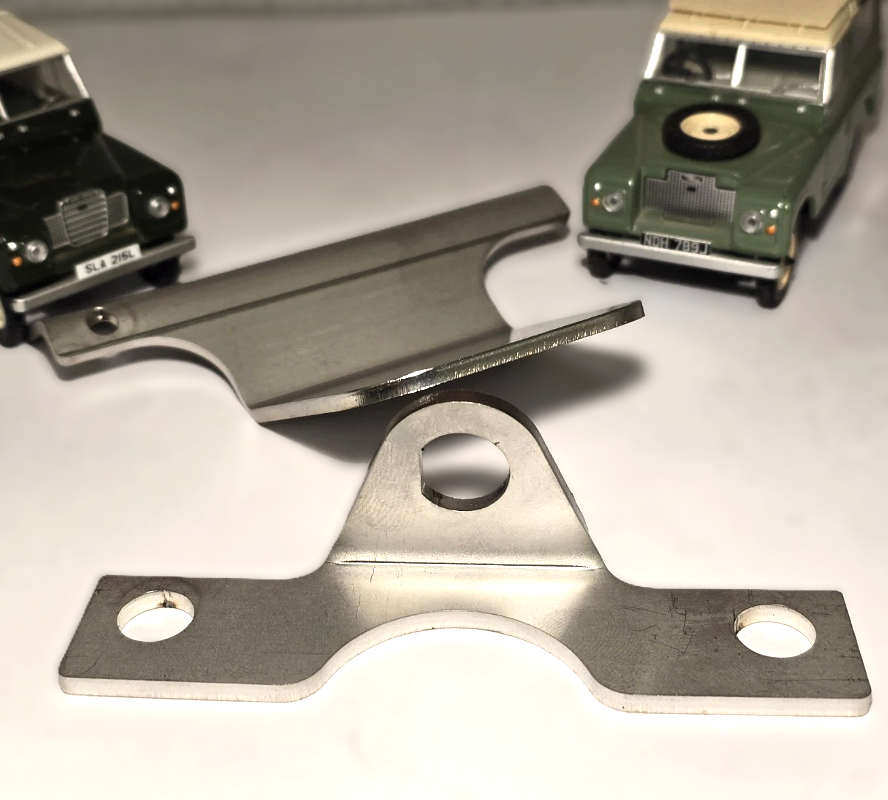 Land Rover Series 2a & 3 Non-Servo Brake Light Switch Bracket & Plate 569058 + 569201