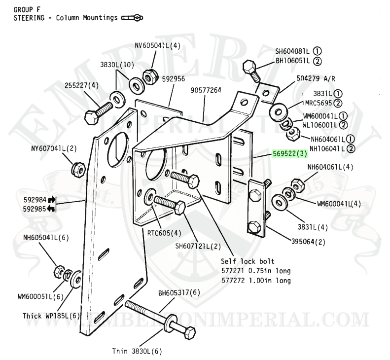 Land Rover Series Steering Box Spacer Packing Shim 569522