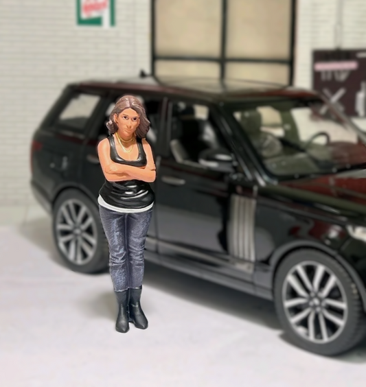 "Car Meet 3 - Figure 2" AD-76427 American Diorama 1:24