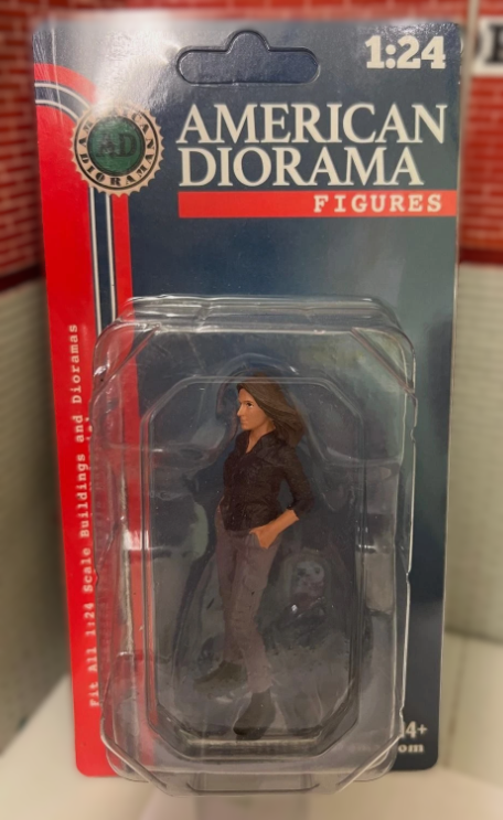 "Car Meet 3 - Figure 5" AD-76430 American Diorama 1:24