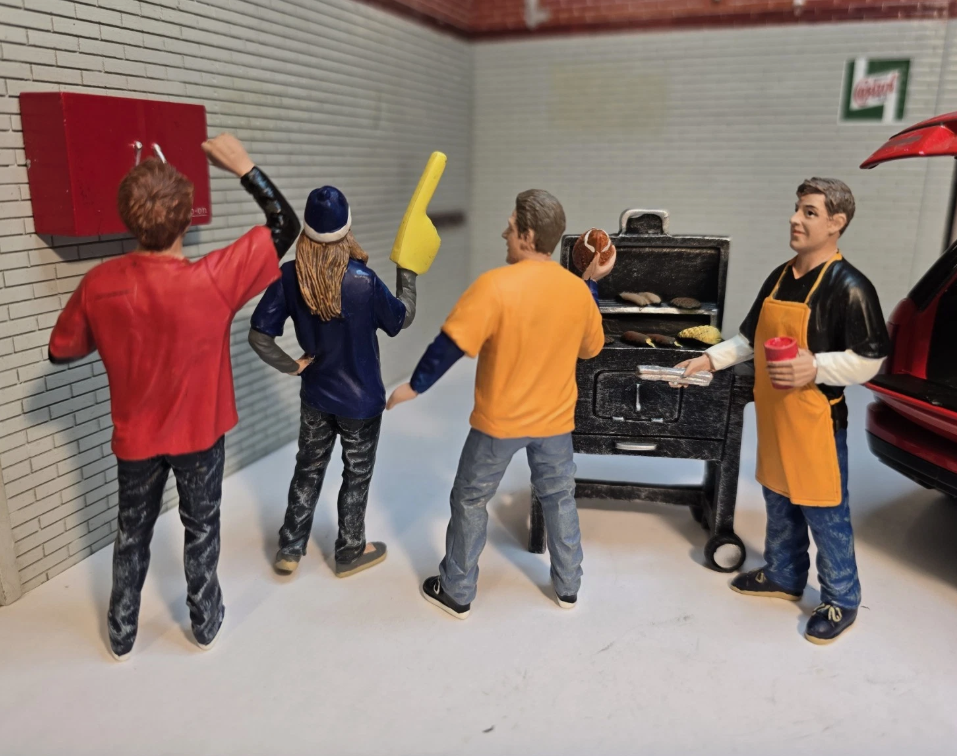 "Tailgate Party" AD-77596 American Diorama 1:24