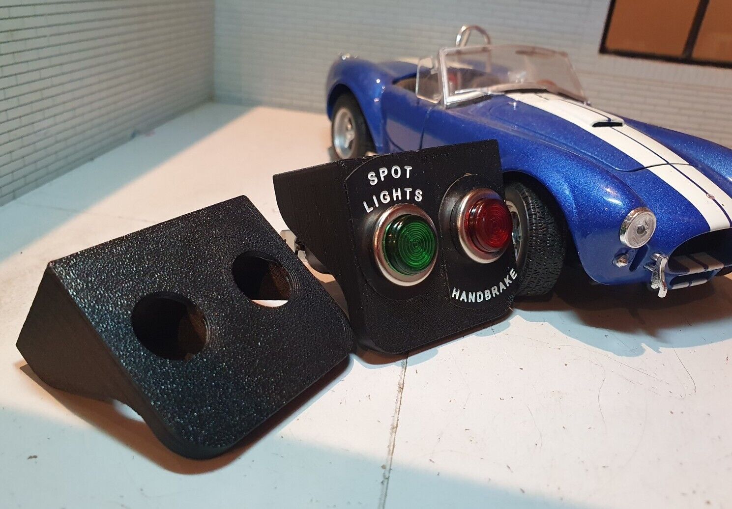 Switch & Warning Light Mounting Bracket / Panel - (Options Available ...