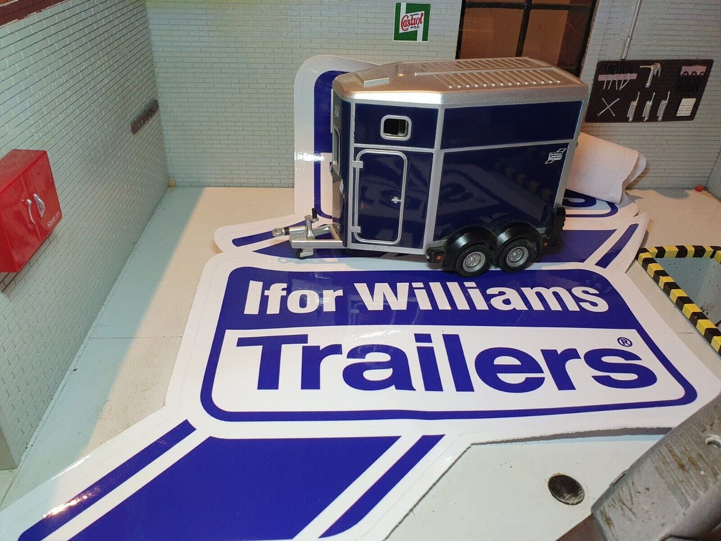 Ifor Williams OEM Plant Twin Axle Builders Box Van Trailer Medium Decal Stickers