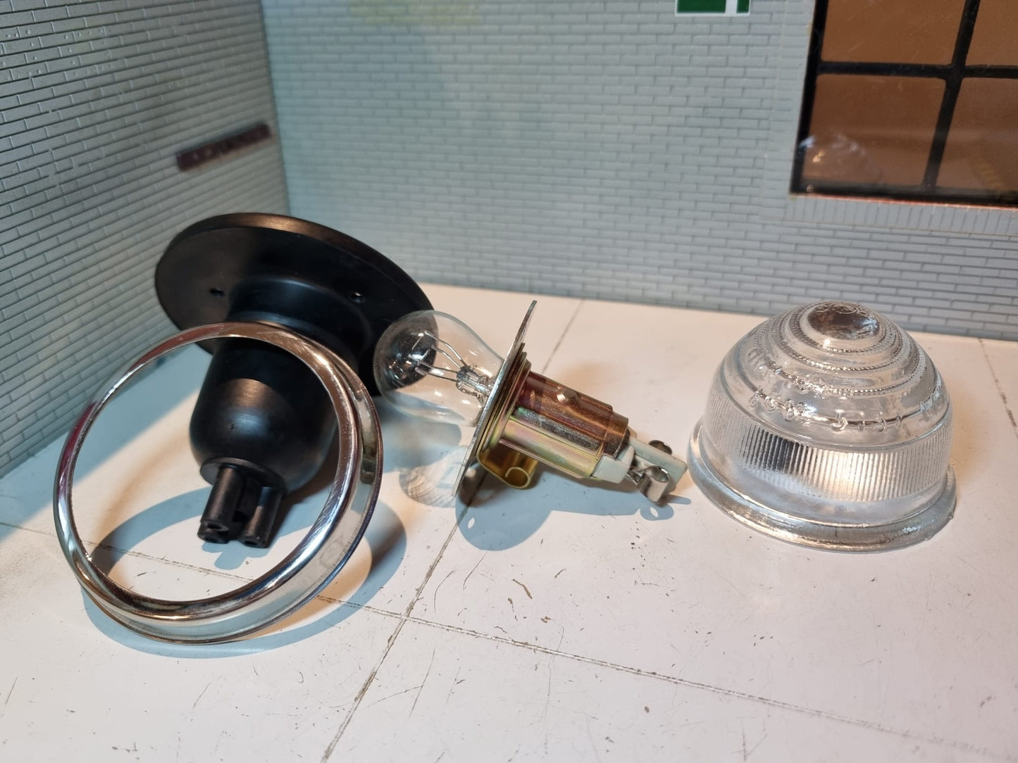 Lucas L594 Combined Indicator Sidelight Glass Lens Unit (Filament / LED)