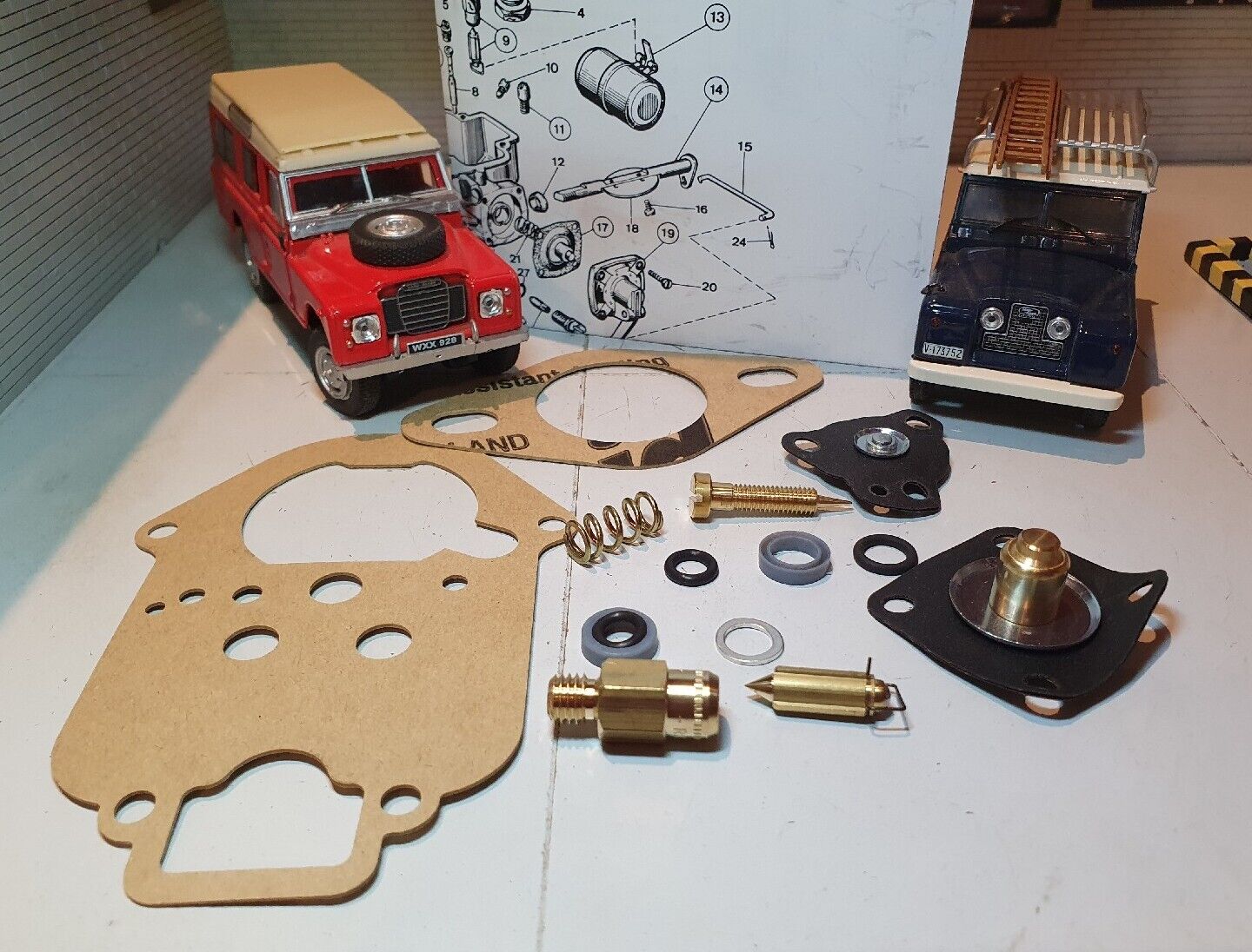 Land Rover Series 2 2a 3 2.25 Weber Carburettor Rebuild Kit