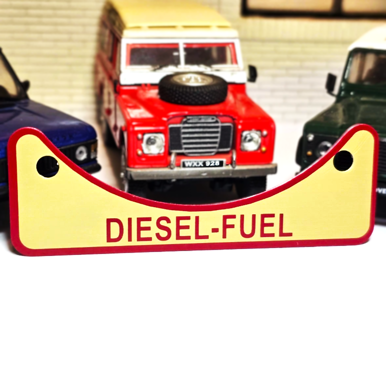 Land Rover Fuel Filler Warning Badge Series 2 2a 3 Defender 502951 (variants available)