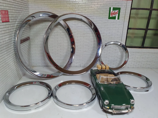 Jaeger Smiths Gauge Reconditioning 6x Bezel Set (2" & 4")