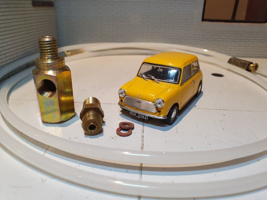 Austin Mini Morris Minor A Series Engine Smiths Oil Pressure Adaptor T Piece Set