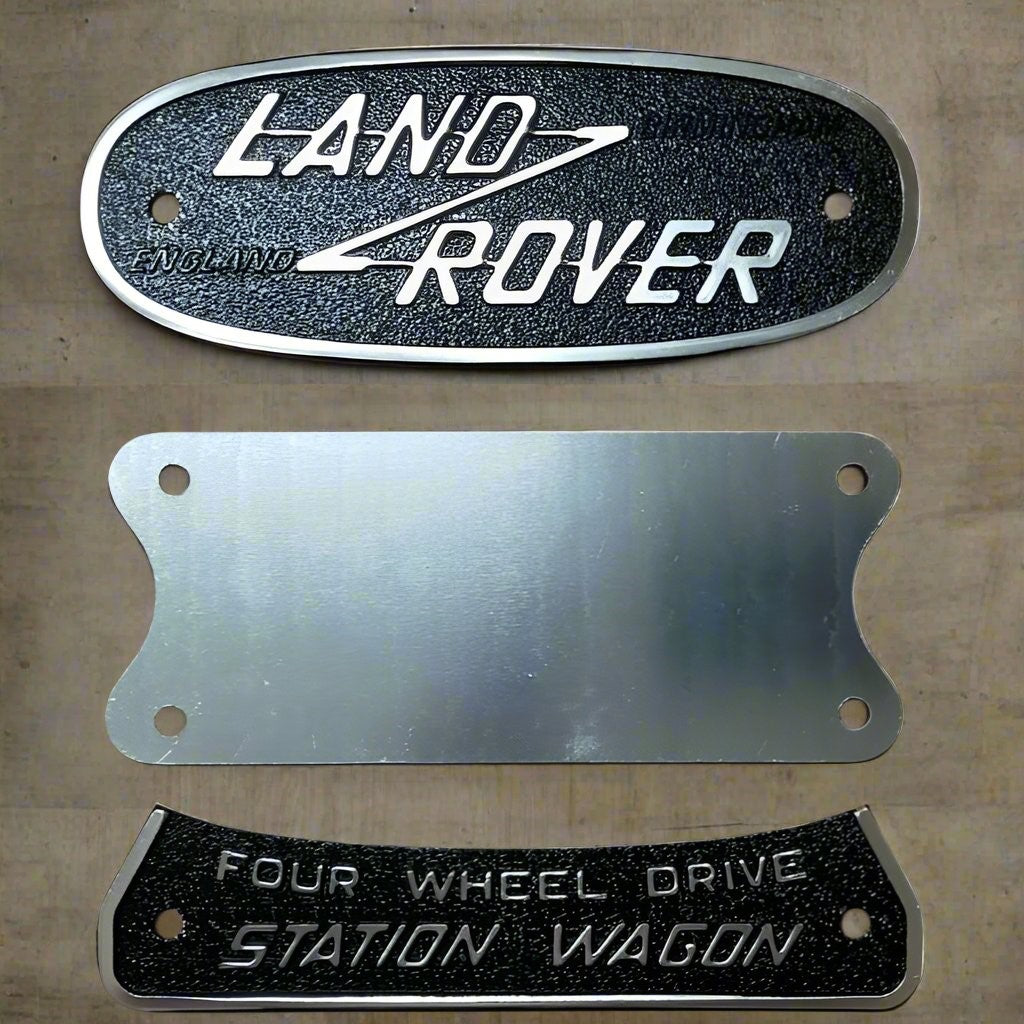 Land Rover Series Birmingham Station Wagon Badges