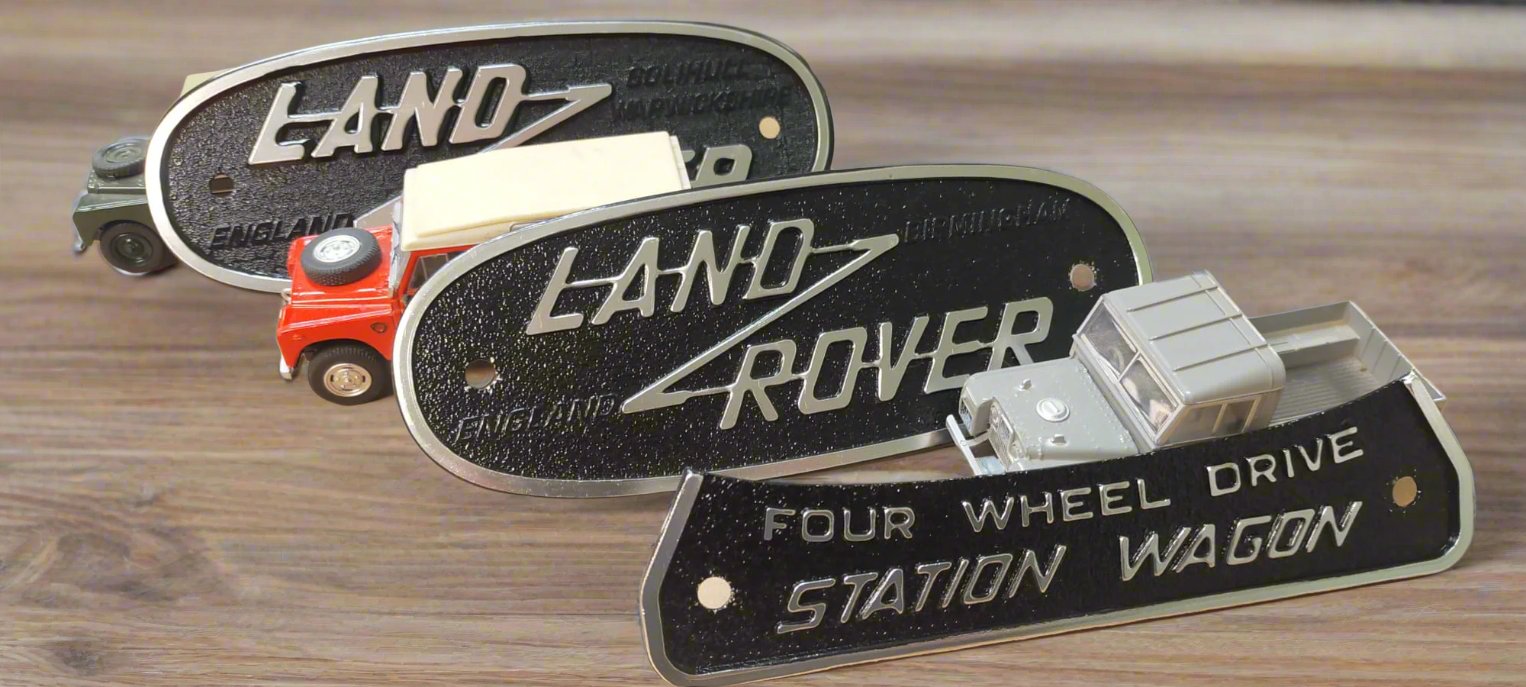 Land Rover Series Solihull Birmingham Badges