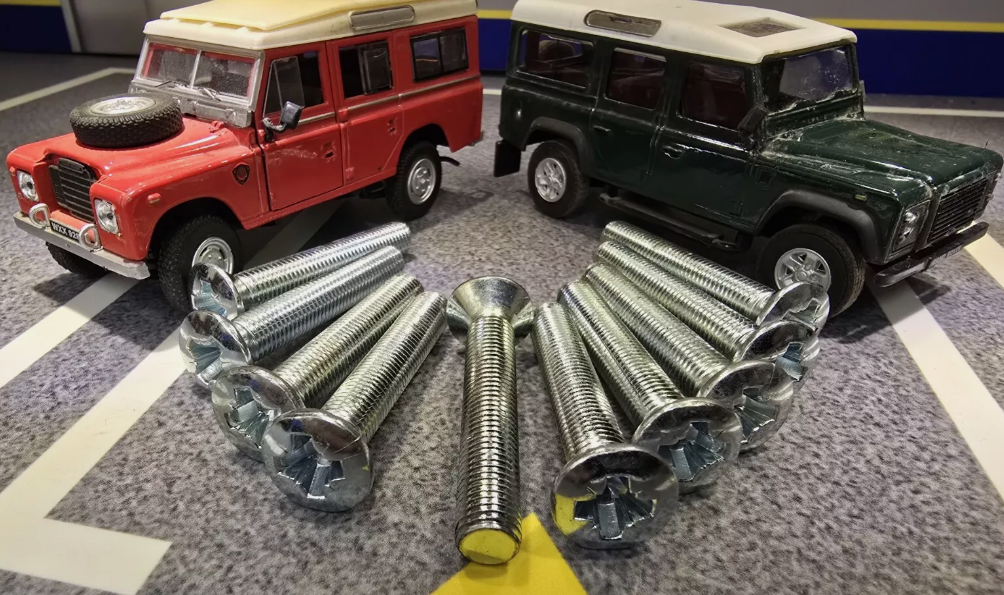 Land Rover Defender, Series 3, OEM Door Bulkhead Hinge Bolts MRC2762 ...