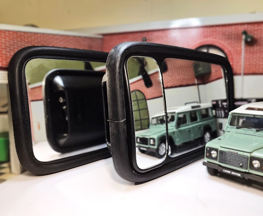 Land Rover Defender 1983-2016 Mirror Heads with Blind Spot Mirror (equivalent to MTC5084)