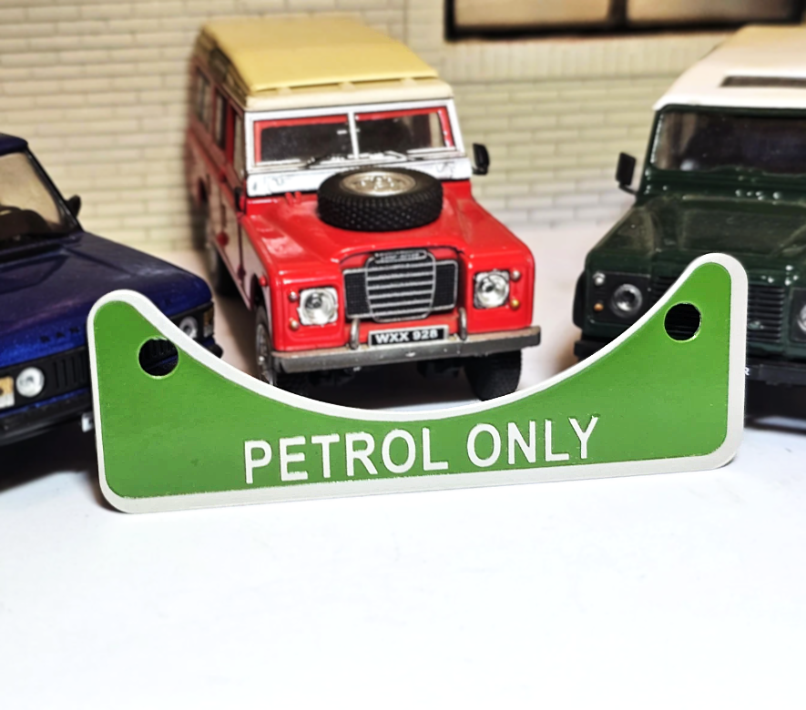 Land Rover Fuel Filler Warning Badge Series 2 2a 3 Defender 502951 (variants available)