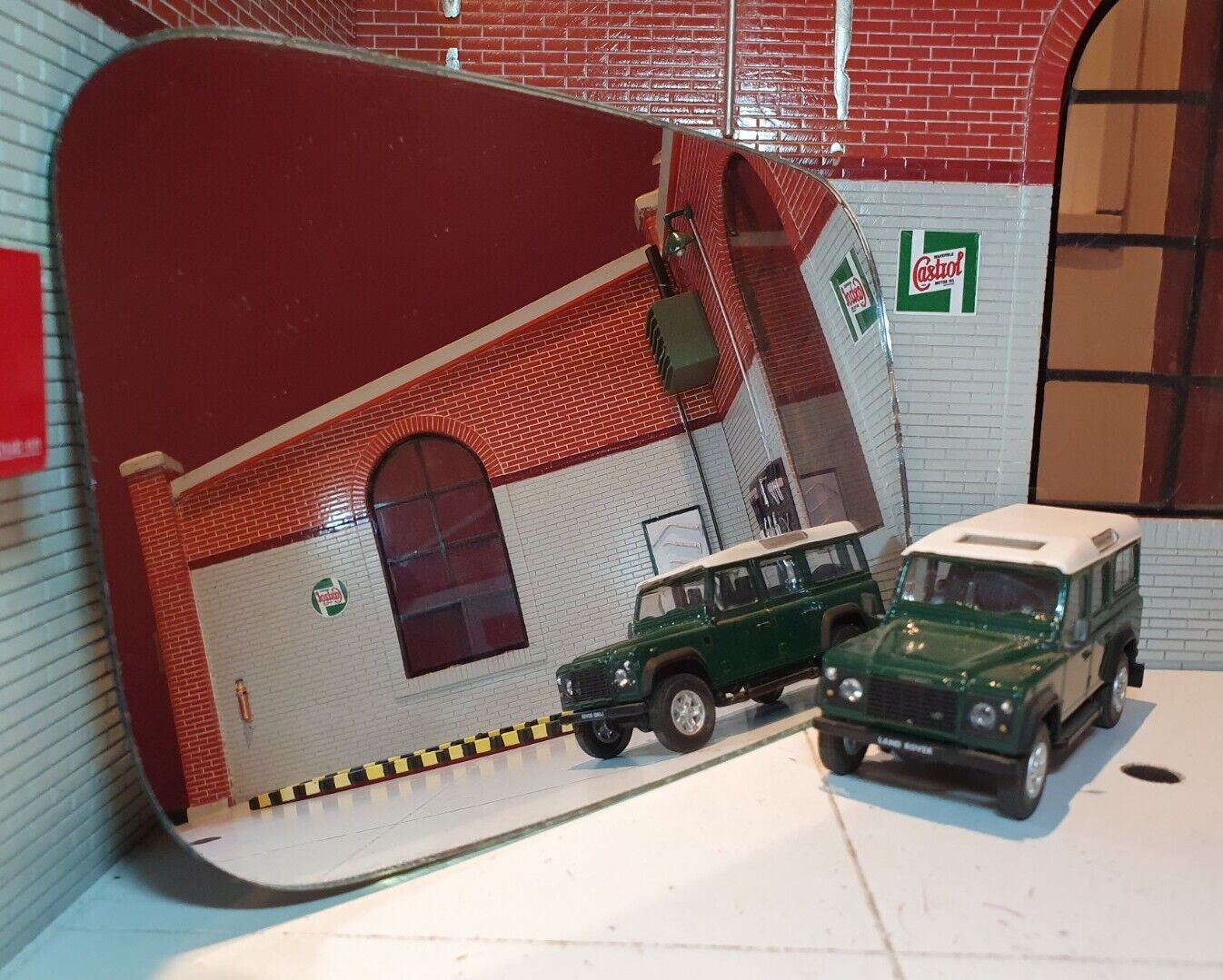 Land Rover Serie 3, Defender 90, 110, Außenspiegel-Reparaturglas, NUR RTC4341