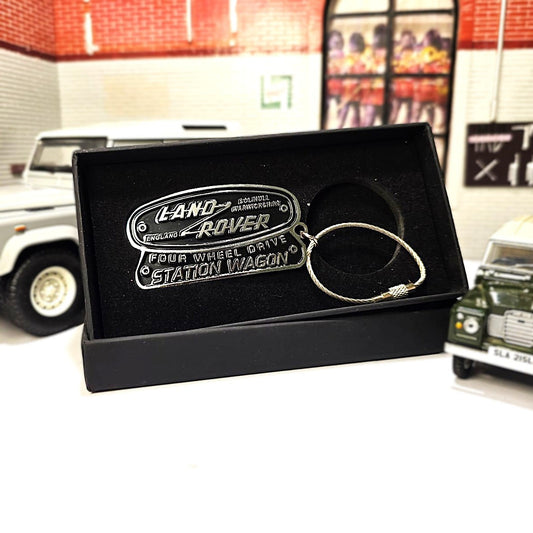 Land Rover Station Wagon Badge Key Ring
