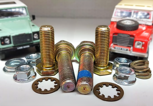 Land Rover Series 2a 3 Defender Seat Belt Anchor Mounting Bracket Fitting Kit