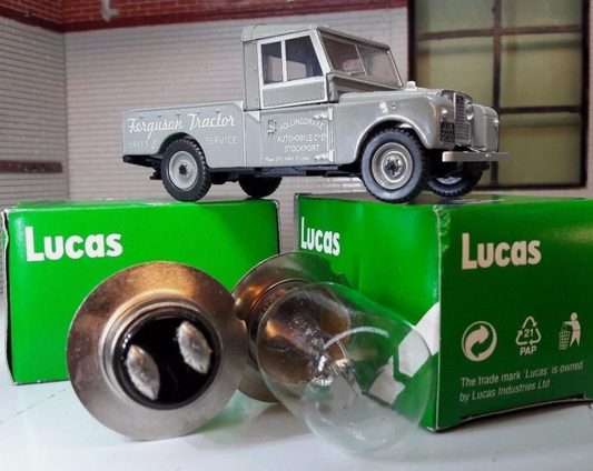 513314 OEM Lucas Headlight Headlamp Bulbs x2 LHD NADA