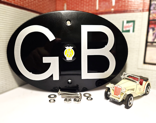 Cast Aluminium GB AA Touring Tub Badge Replica