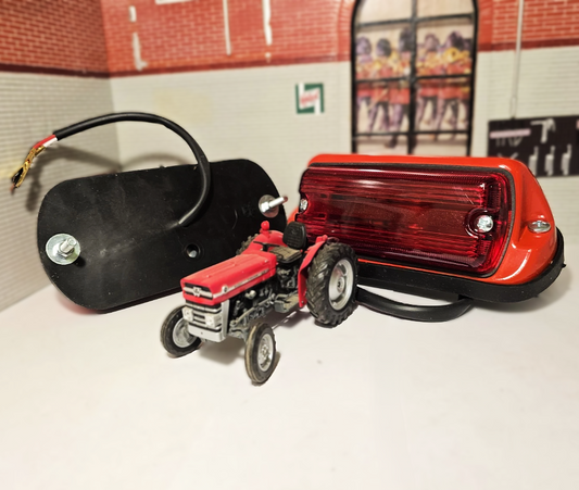 Classic Tractor Butler Type Brake Tail Lights - Massey, Nuffield, Leyland, David Brown, Case (Copy)