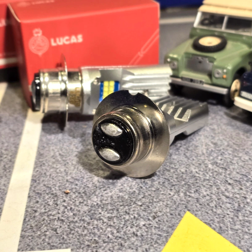 Land Rover Series 1, 2 & 2a 505196 BPF High Power LED Conversion Headlight Bulbs