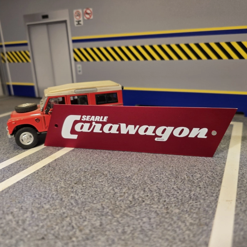 Land Rover Carawagon Wing Badge Plate