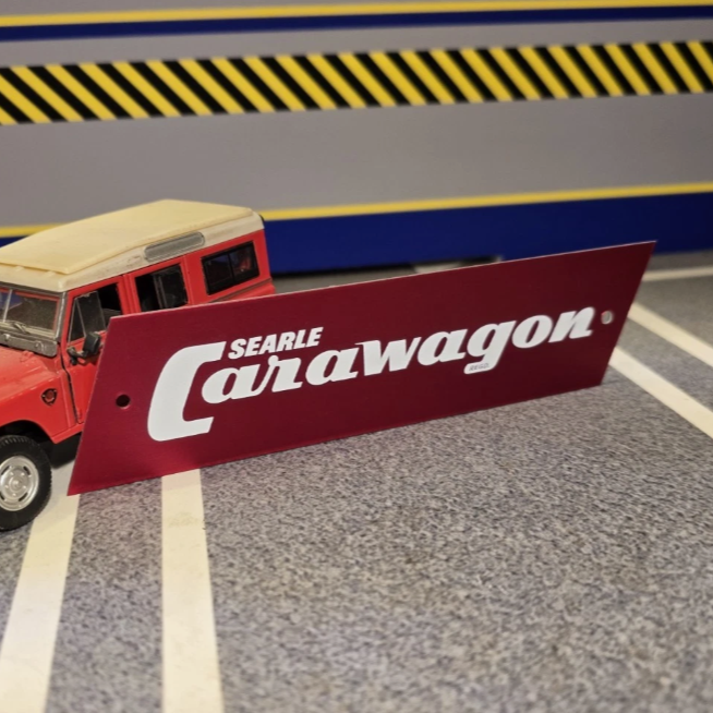 Land Rover Carawagon Wing Badge Plate