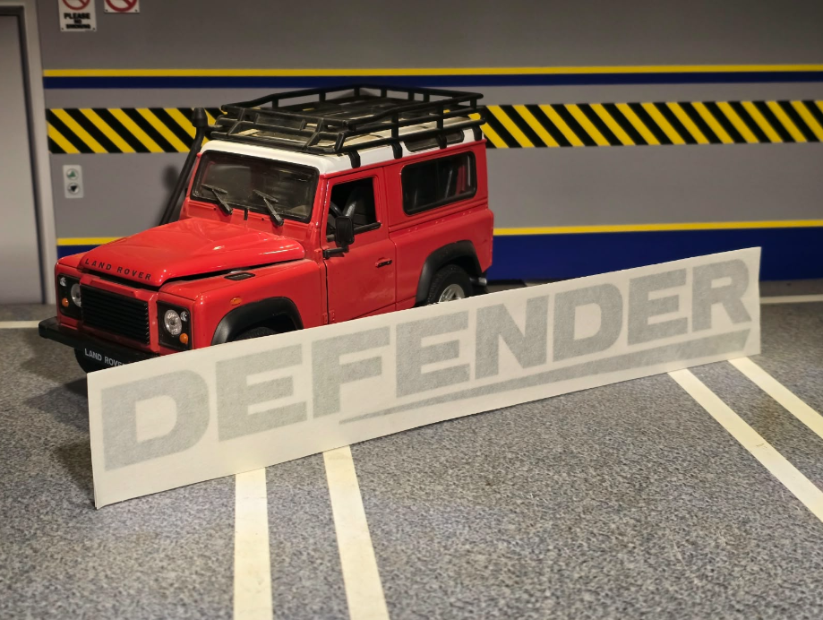 Defender Rear Body Decal DAH500350LQV (2007-2016)