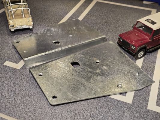 Land Rover Series 2 2a 3 Defender Rear Tub Corner Galvansied Brackets