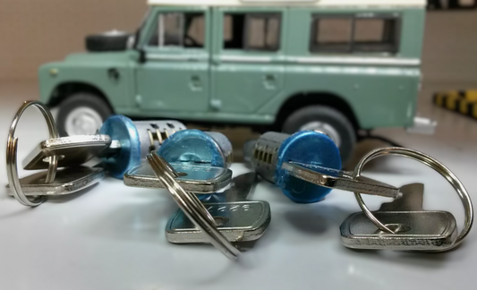 Land Rover Defender 90 110 130 Serrure de porte 3x barillet et clés assorties MTC6504