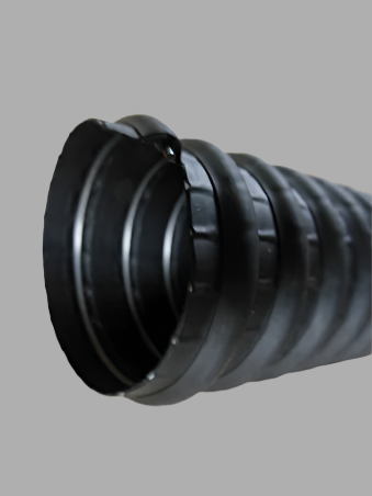 Round Smiths Heater Demist Ducting Black Tube Hoses Land Rover Series