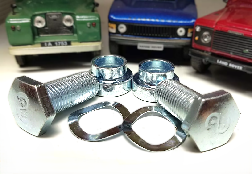 Land Rover Series 2a 3 Defender Seat Belt Anchor Mounting Bracket Fitting Bolts Kit