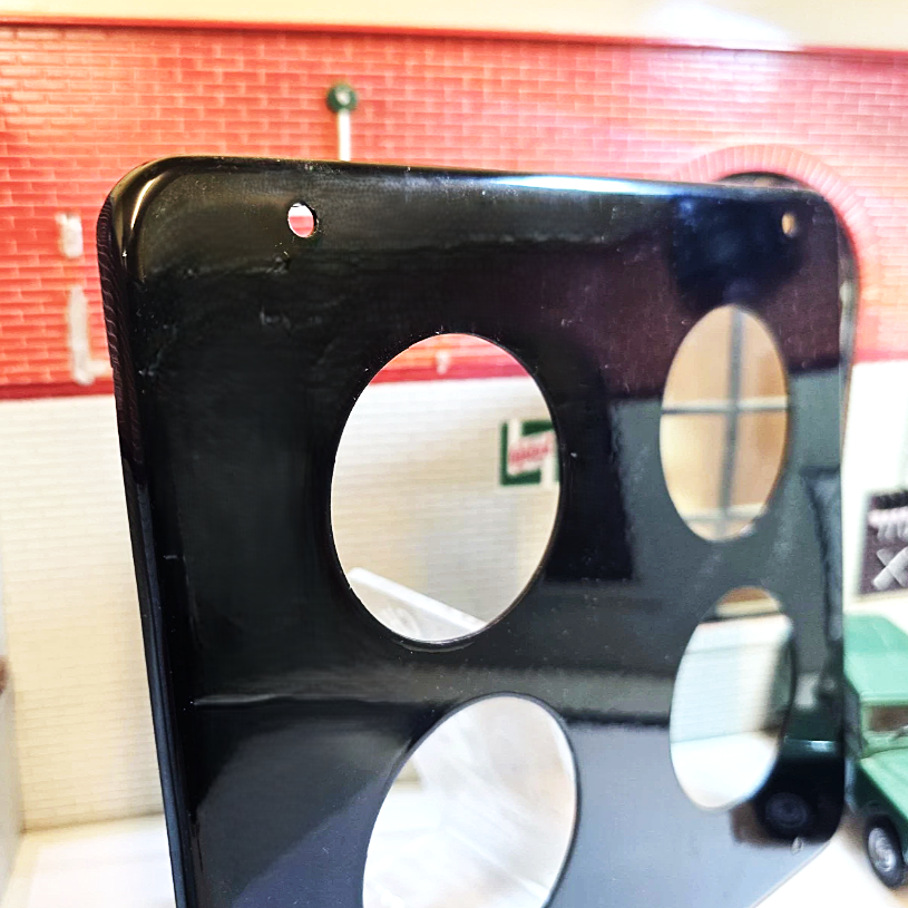 Land Rover Series 1 2 2a Auxiliary Smiths Gauge Dash Panel & Fixings Extra Wide