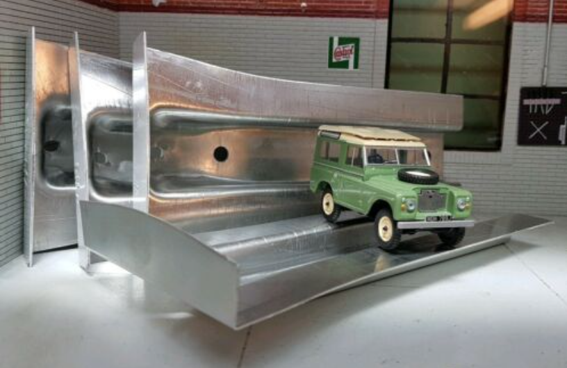 Rear Body Tub Wheel Arch Vertical Section Land Rover Series 2 2a 3 Defender